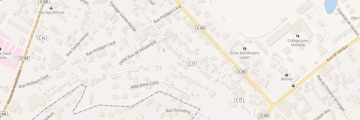 Plan du 4T Rue Lanjallay à Bihorel