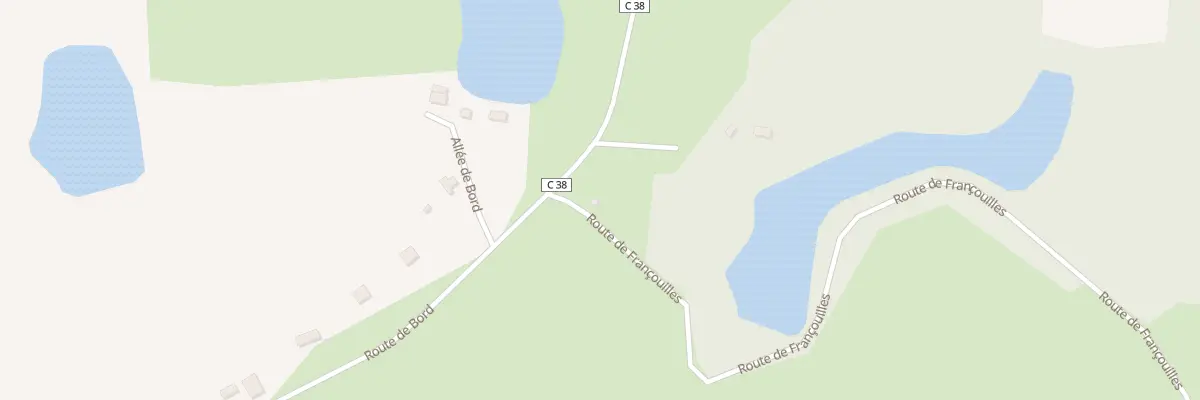 Plan du 3 Rte des Françouilles à Ladignac-le-Long