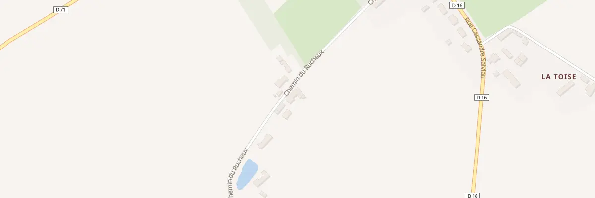 Plan du 6 Che de Rucheux à Pray