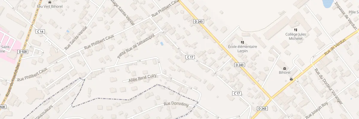 Plan du 6 Rue Lanjallay à Bihorel