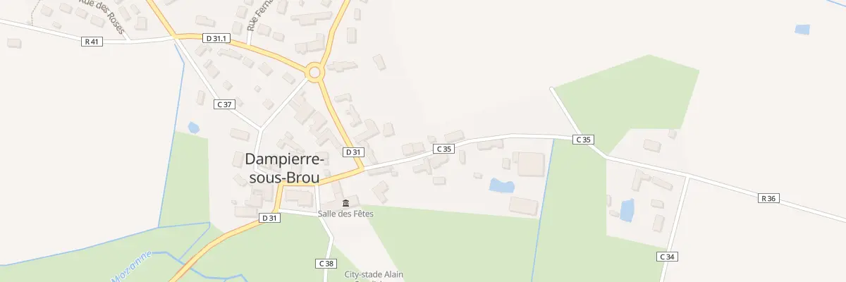 Plan du 3 Rue Ste Barbe à Dampierre-sous-Brou