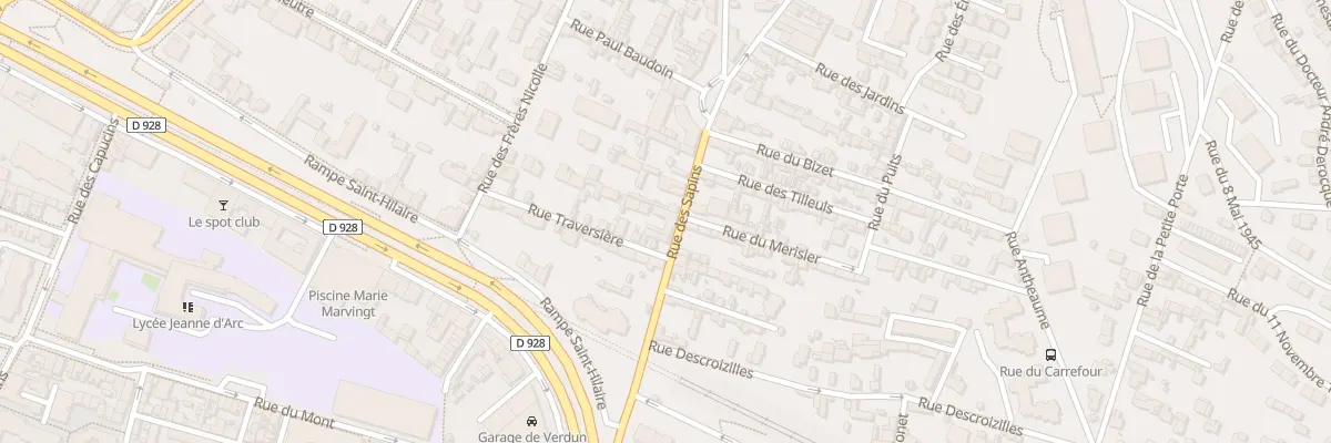 Plan du 7 Rue des Sapins à Rouen