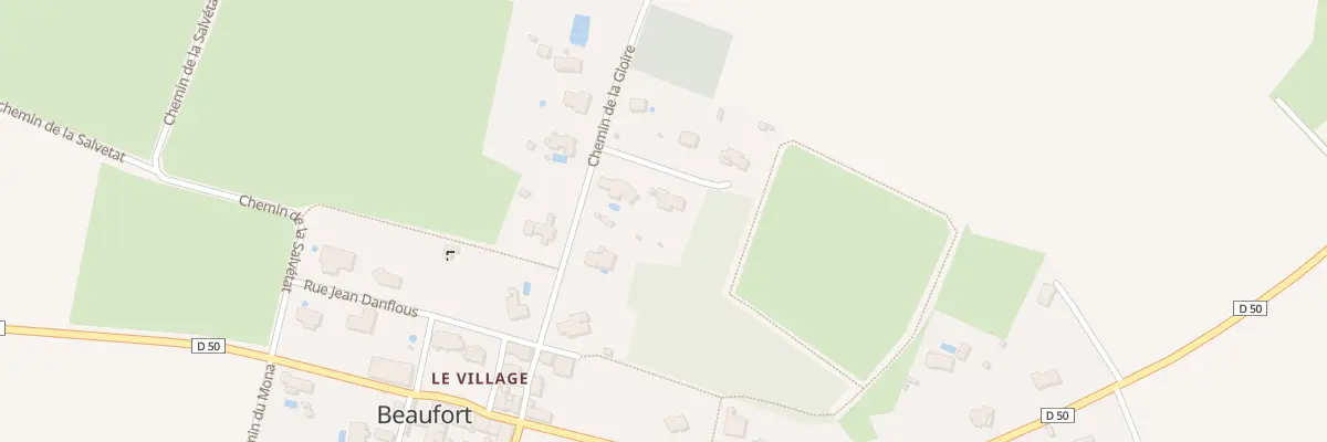 Plan du 54 Imp Chemin de la Gloire à Beaufort