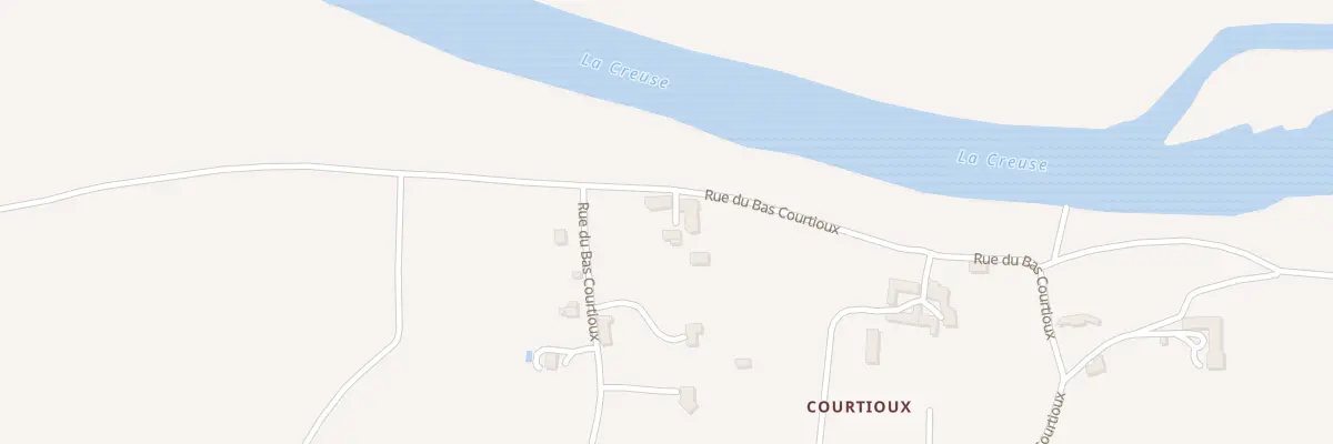 Plan du 28 Rue du Bas Courtioux au Blanc