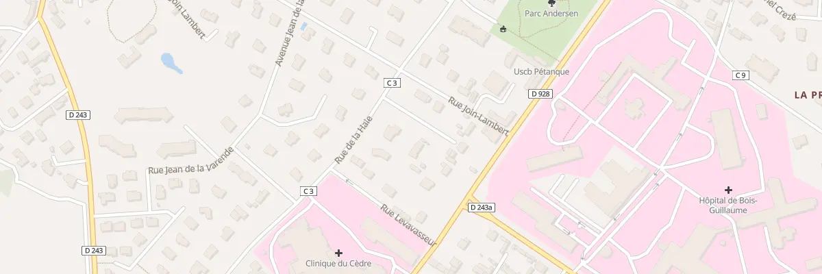 Plan du 1080 Rue de la Haie à Bois-Guillaume