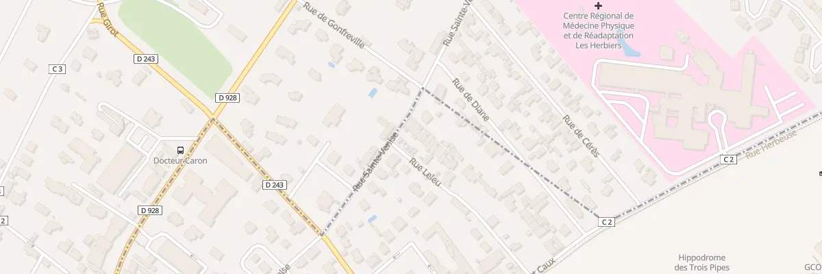 Plan du 3 Rue Leleu à Bihorel
