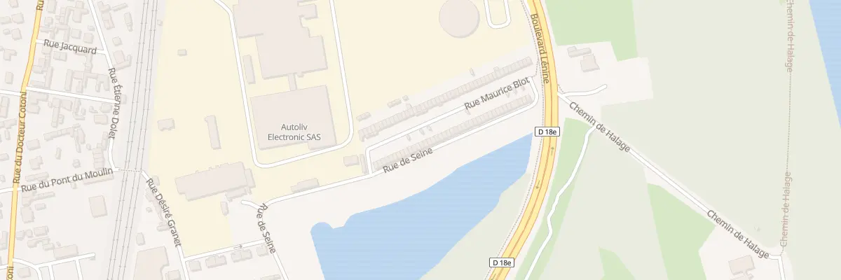Plan du 65 Rue Maurice Blot à Saint-Étienne-du-Rouvray