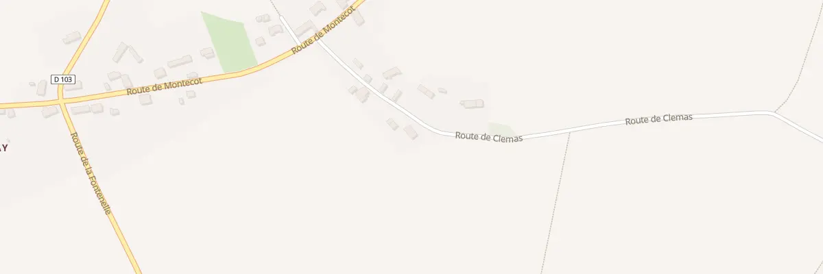 Plan du 10 Rte de Clémas au Favril