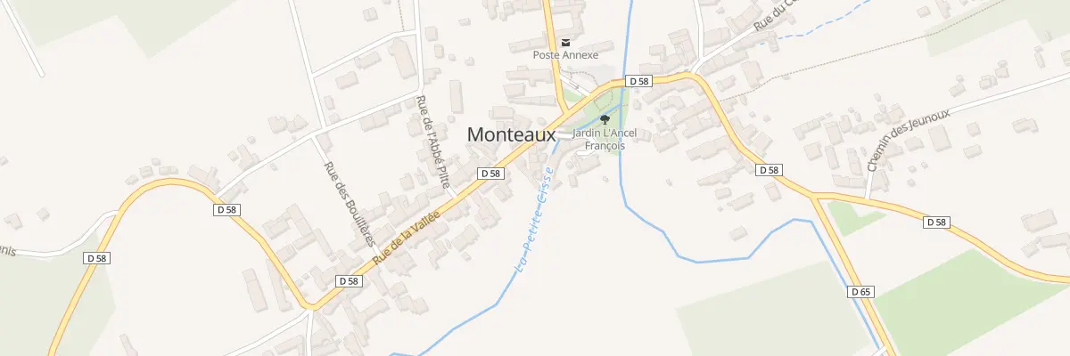 Plan du 5 Rue de la Vallée à Monteaux