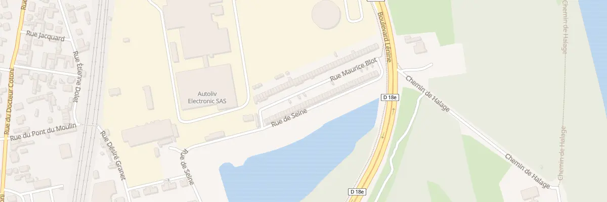 Plan du 61 Rue Maurice Blot à Saint-Étienne-du-Rouvray