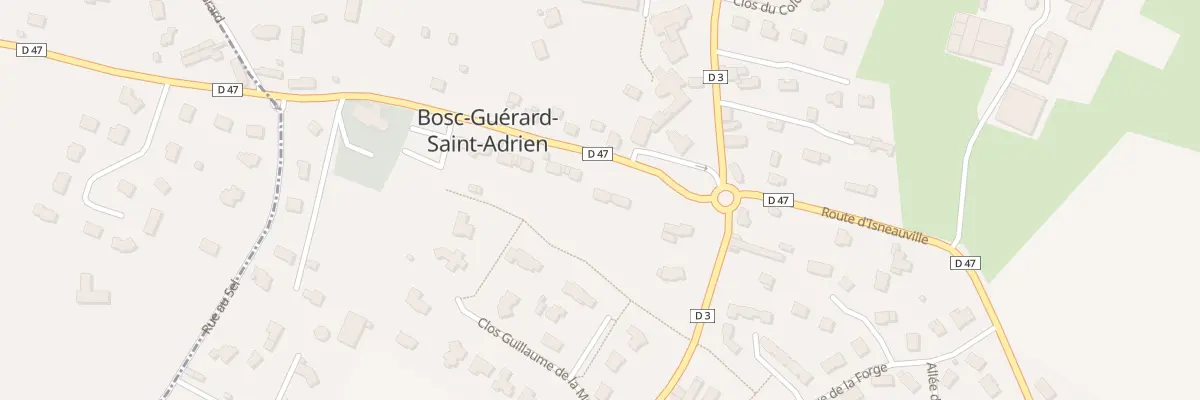Plan du 79 Rue de l’Eglise à Bosc-Guérard-Saint-Adrien