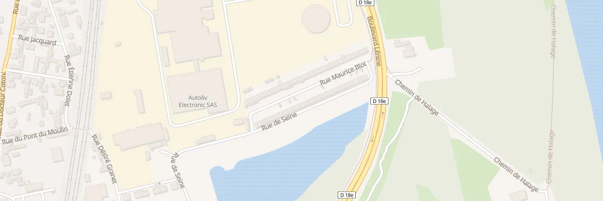 Plan du 55 Rue Maurice Blot à Saint-Étienne-du-Rouvray