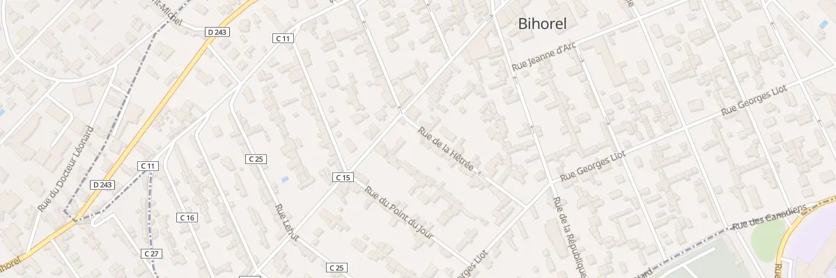 Plan du 26 Rue de la Hetrée à Bihorel