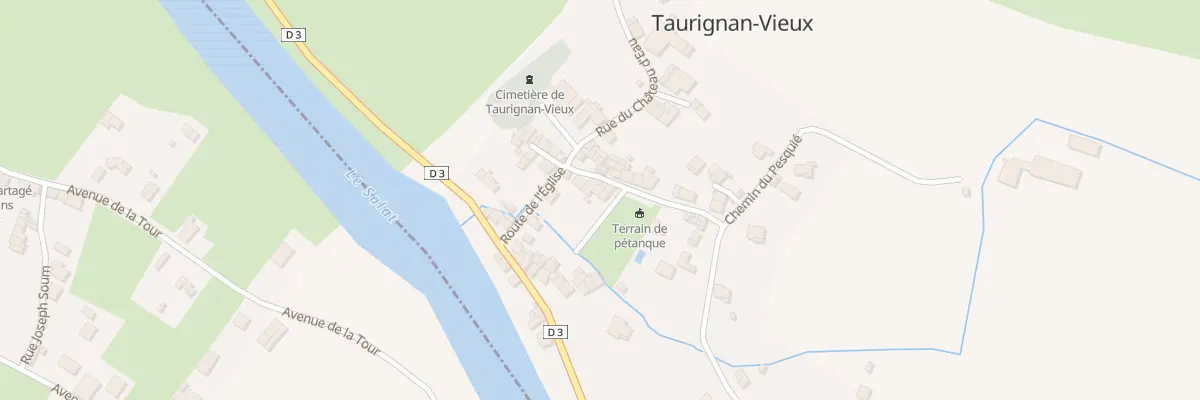 Plan du 4 Imp du Pré Commun à Taurignan-Vieux
