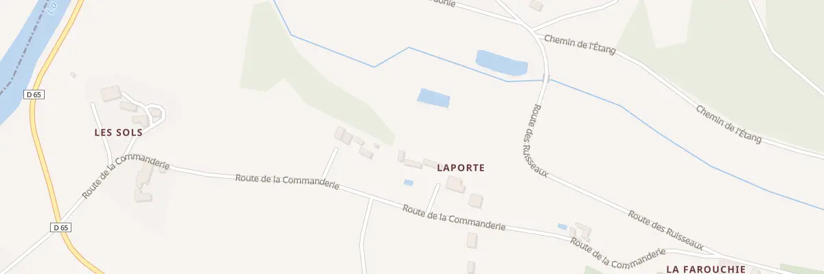 Plan du 461 Rte de la Commanderie à Sergeac