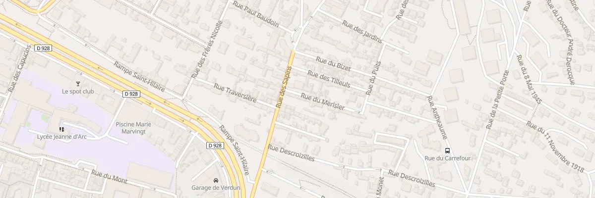 Plan du 17 Rue du Merisier à Rouen