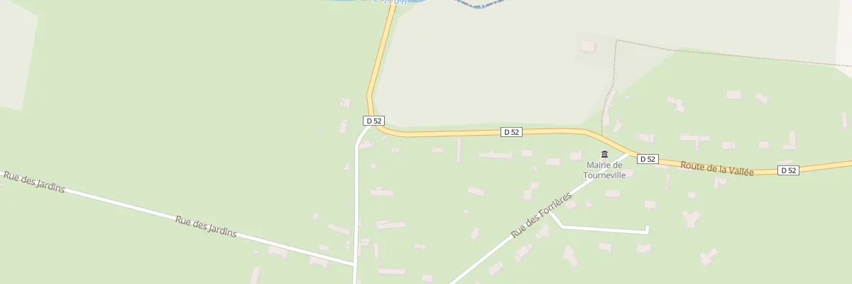 Plan du 27 Rte de la Vallée à Tourneville