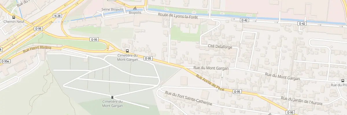 Plan du 102 Rue du Mont Gargan à Rouen