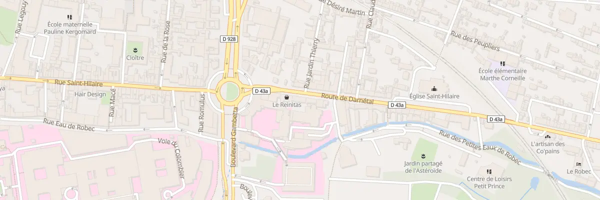 Plan du 349 Rte de Darnetal à Rouen
