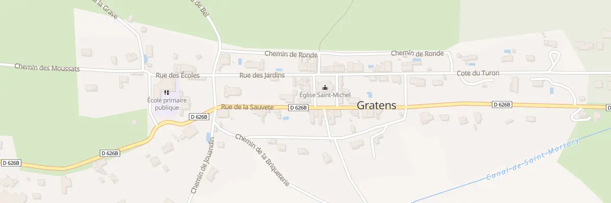 Plan du 119 Le Village à Gratens