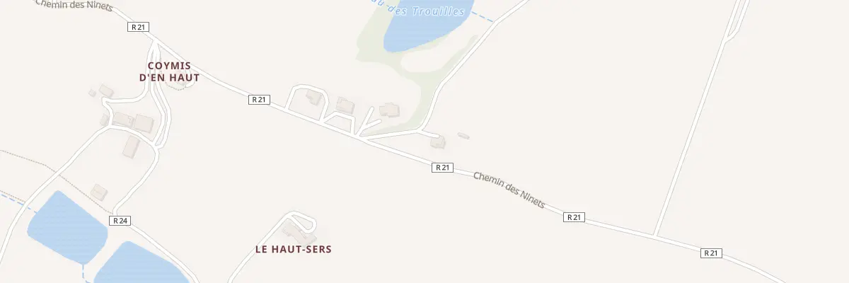 Plan du 1587 Che des Ninets à L’Isle-Jourdain