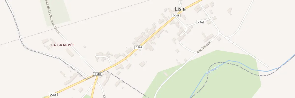 Plan du 9 Rte Nationale à Lisle