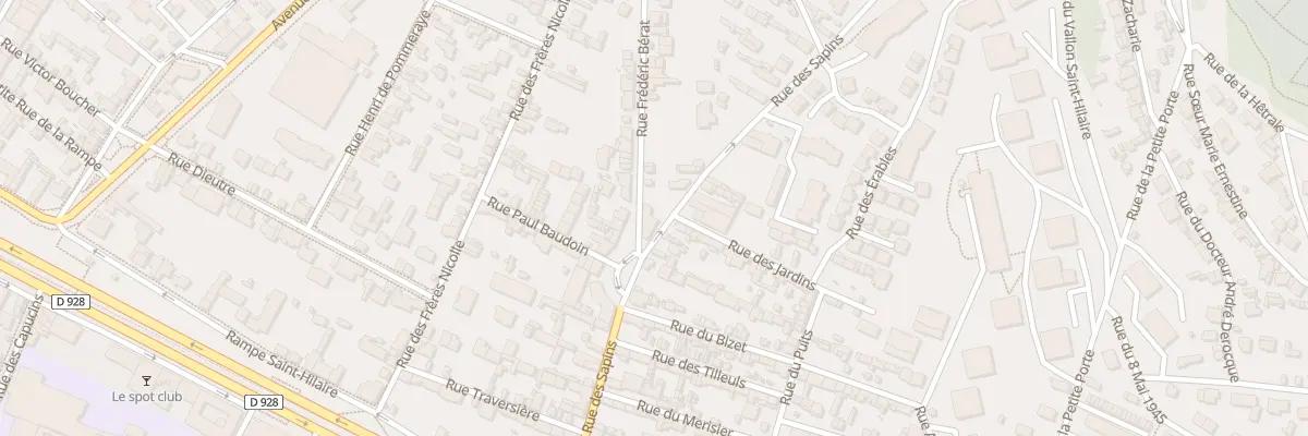 Plan du 17 Rue des Sapins à Rouen