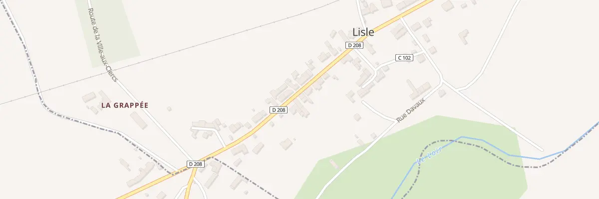 Plan du 11 Rte Nationale à Lisle