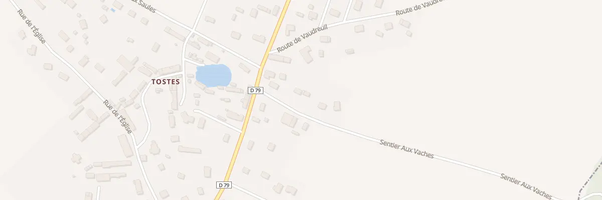 Plan du 4 Sen aux Vaches à Terres de Bord