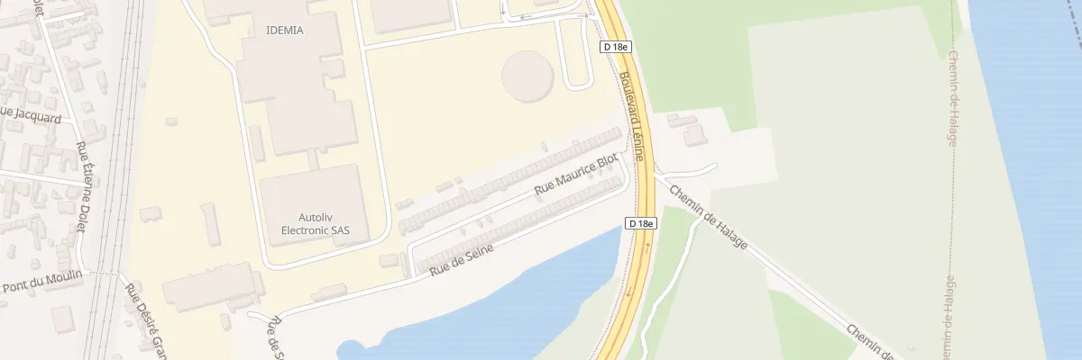 Plan du 40 Rue Maurice Blot à Saint-Étienne-du-Rouvray