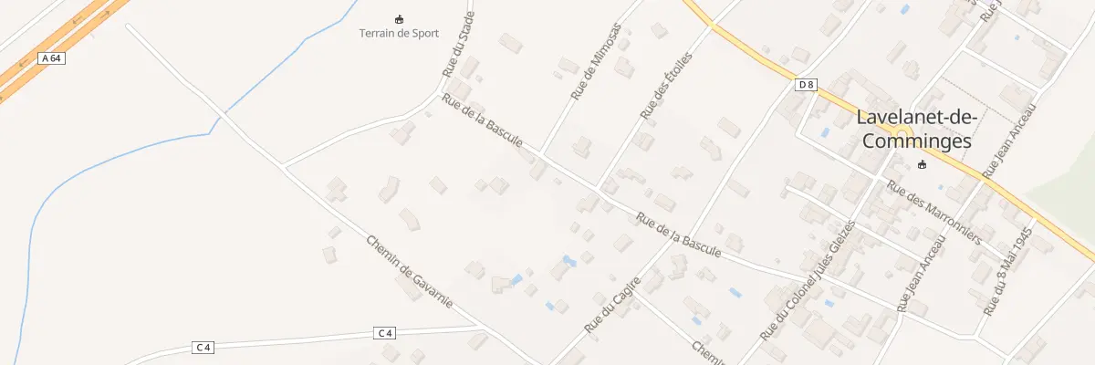 Plan du 123 Rue de la Bascule à Lavelanet-de-Comminges