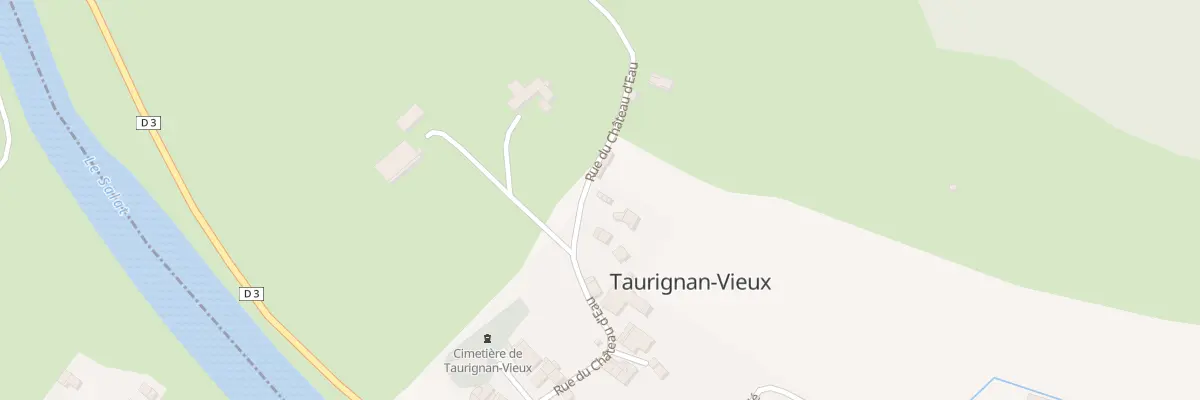 Plan du 16 Rue du Château d’Eau à Taurignan-Vieux