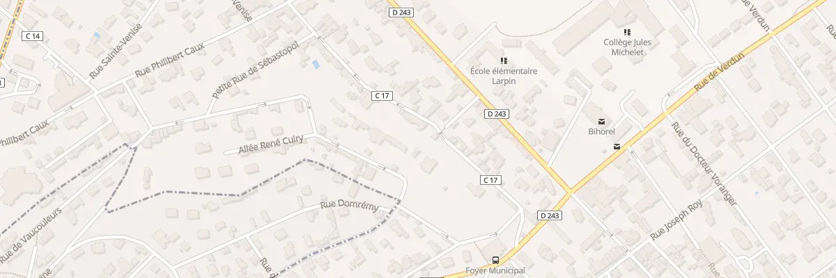 Plan du 10 Rue Lanjallay à Bihorel