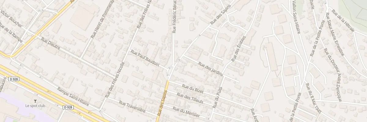 Plan du 26T Rue des Sapins à Rouen