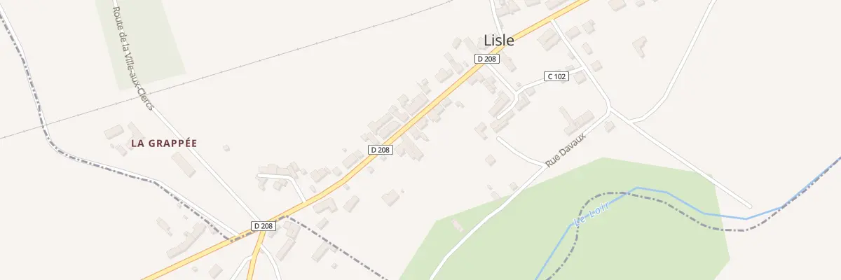 Plan du 6 Le Bourg à Lisle