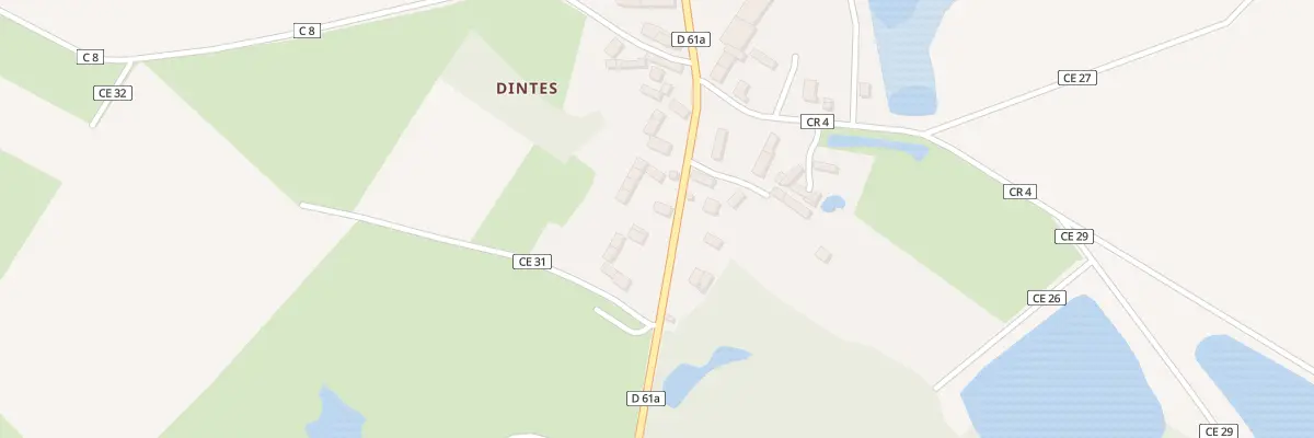 Plan du 14 Dintes à Douadic