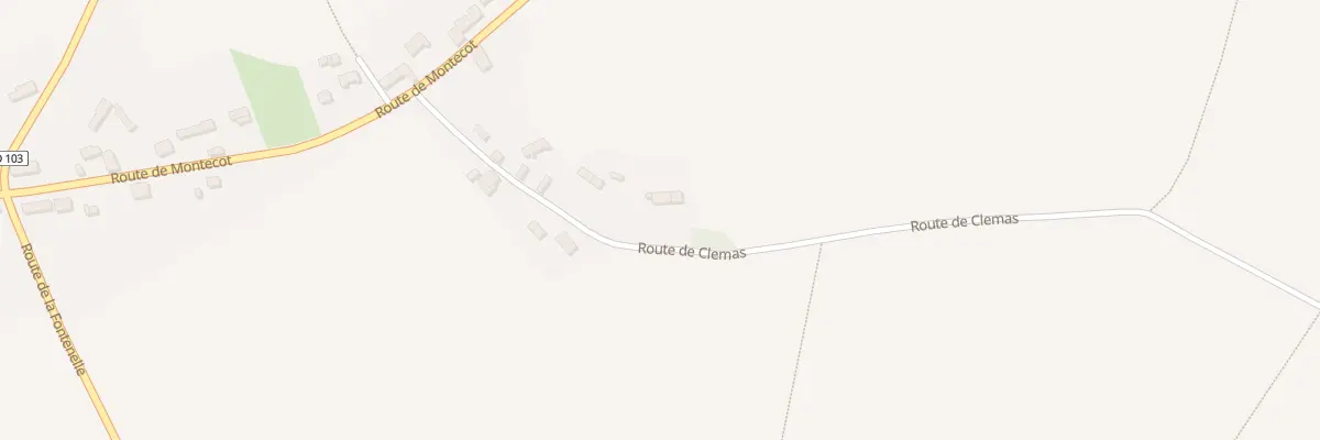 Plan du 17 Rte de Clémas au Favril