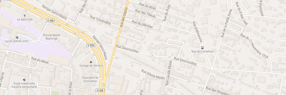 Plan du 164 Rue Descroizilles à Rouen