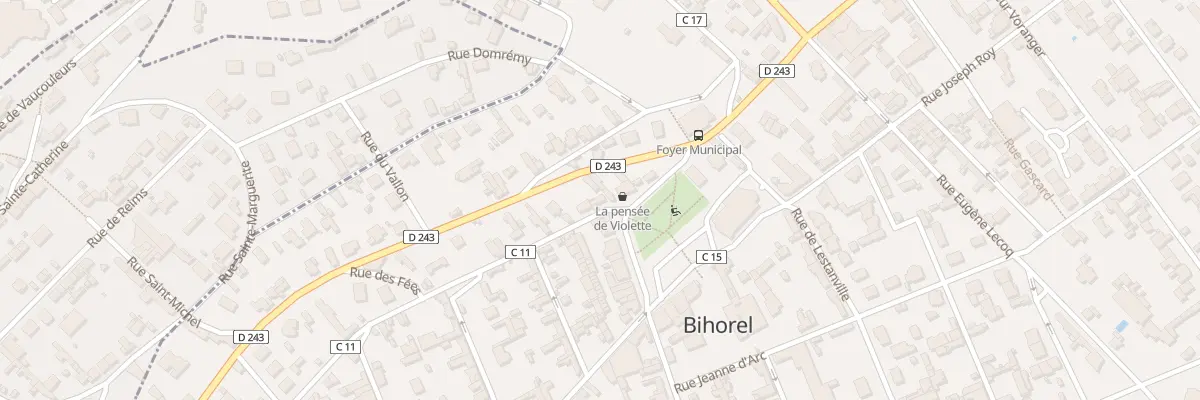 Plan du 27 Rue de la Liberation à Bihorel