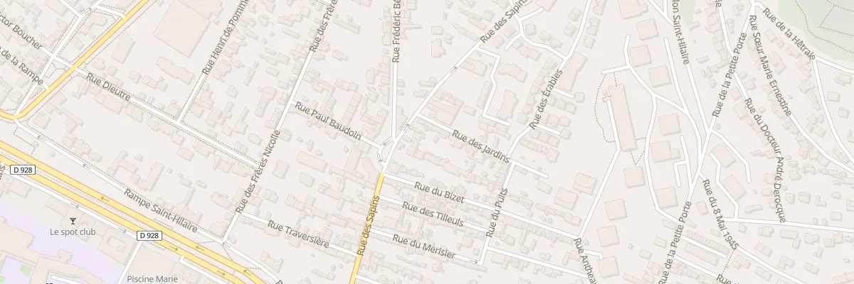 Plan du 26B Rue des Sapins à Rouen