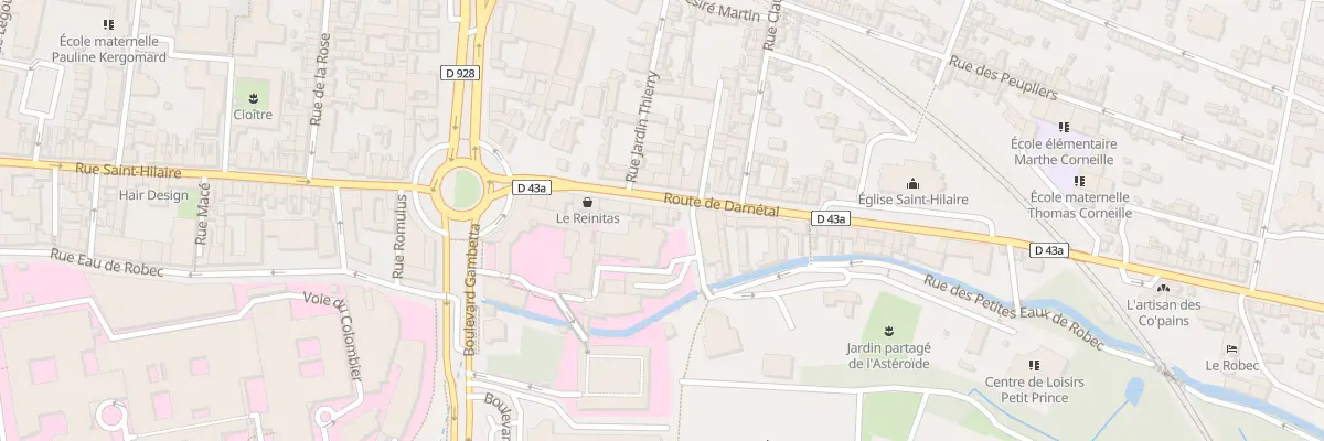 Plan du 339 Rte de Darnetal à Rouen
