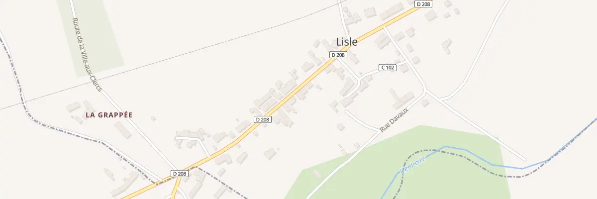 Plan du 17 Rte Nationale à Lisle