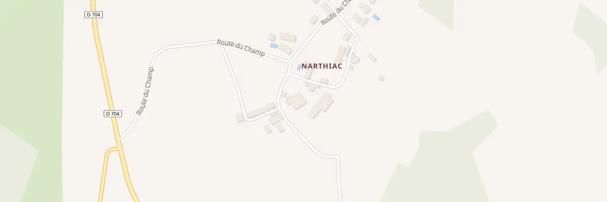 Plan du 40 Narthiac à Anlhiac