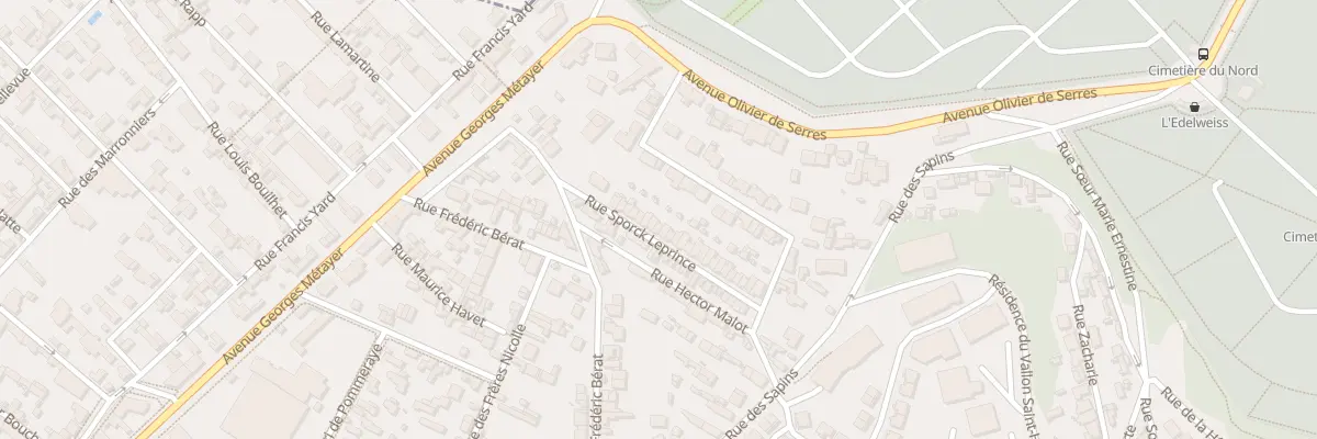 Plan du 36 Rue Sporck Leprince à Rouen