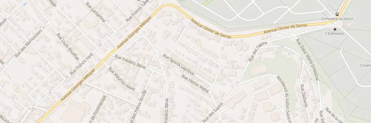 Plan du 34 Rue Sporck Leprince à Rouen