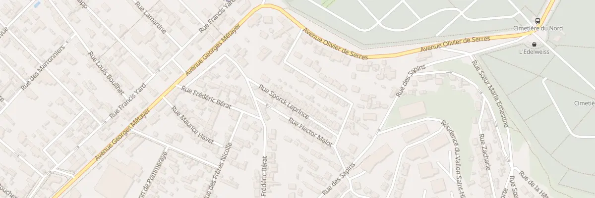 Plan du 32 Rue Sporck Leprince à Rouen
