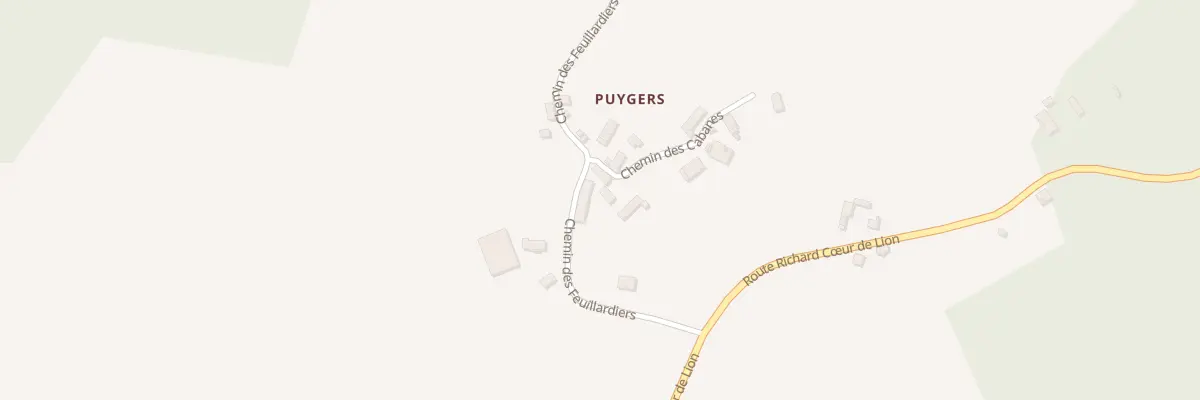 Plan du 460 Puygers à Jumilhac-le-Grand