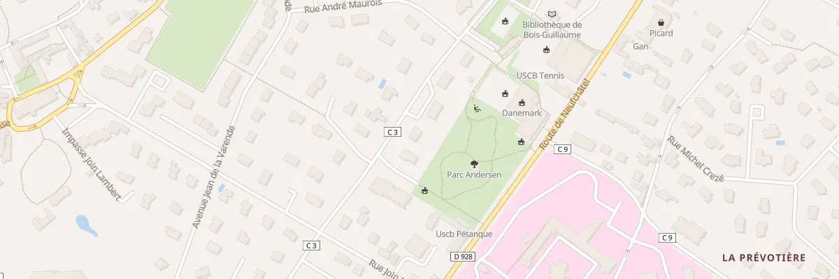 Plan du 1300 Rue de la Haie à Bois-Guillaume
