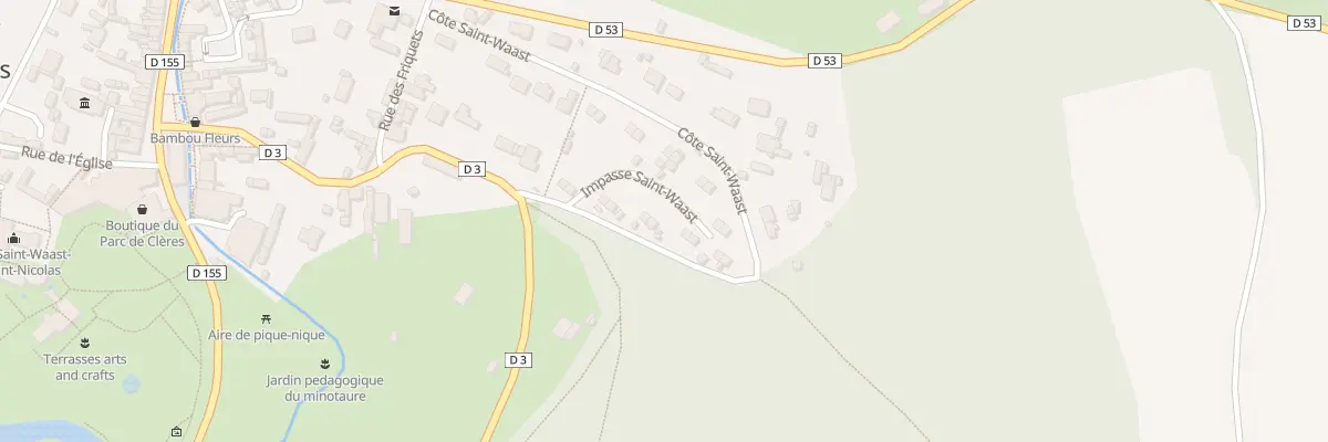 Plan du 90 Cote Saint Waast à Clères