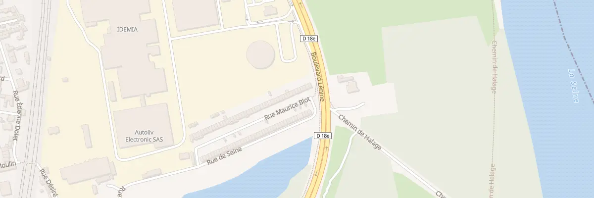 Plan du 18 Rue Maurice Blot à Saint-Étienne-du-Rouvray